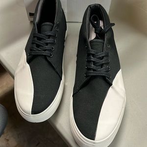 Black and White Athletic Shoes